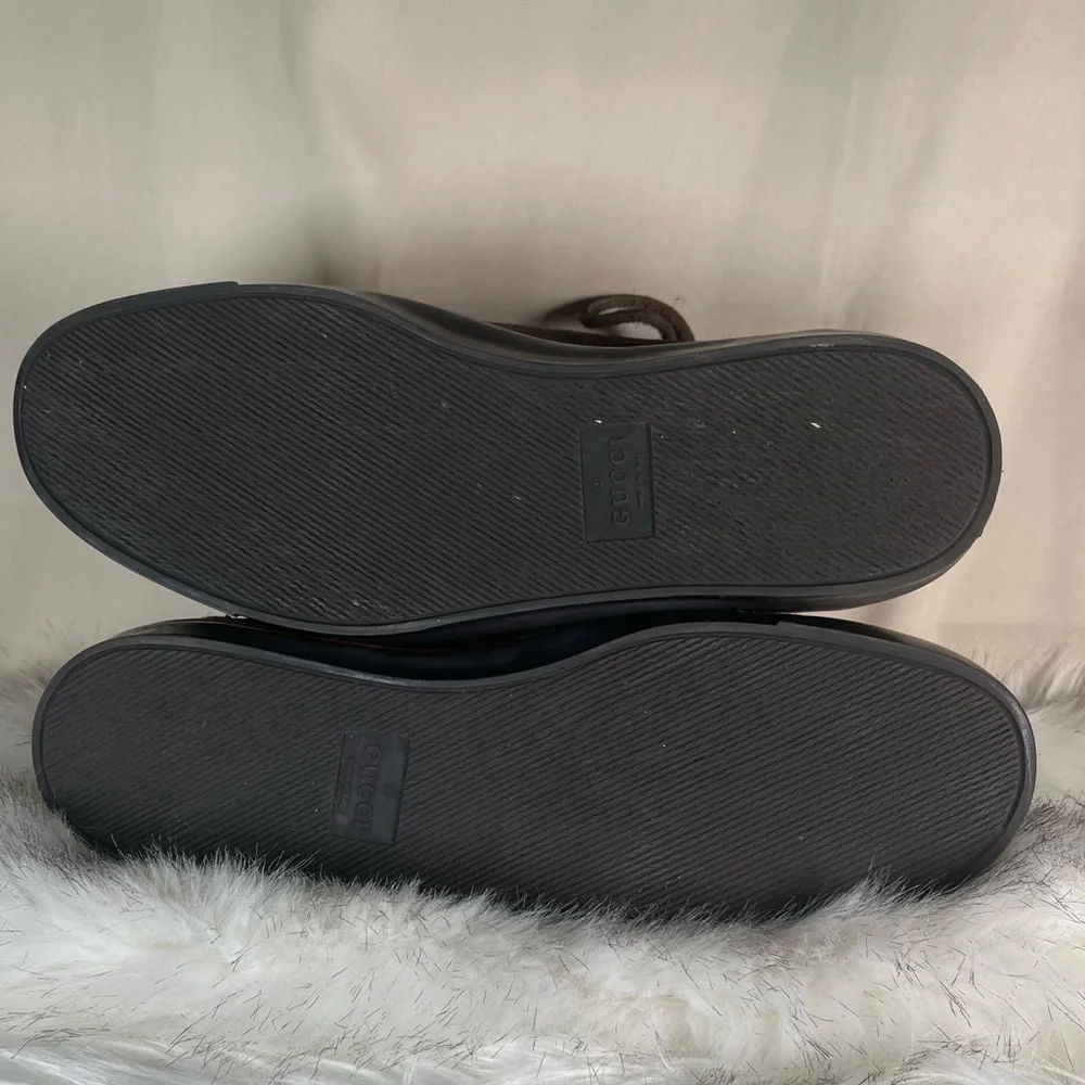 Gucci Softy Tek GG Monogram Fold Down Ankle High-Top Sneaker Boots